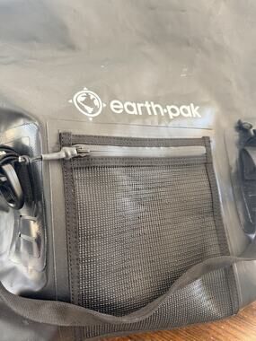 Earth Pak Waterproof Dry Duffel Bag Roll-Top Black Camping Travel Kayak Boat